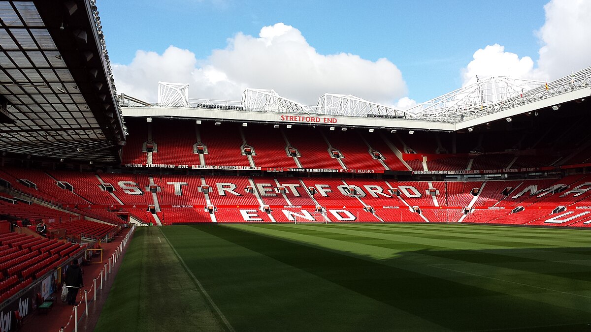 The Stretford End at Old Trafford