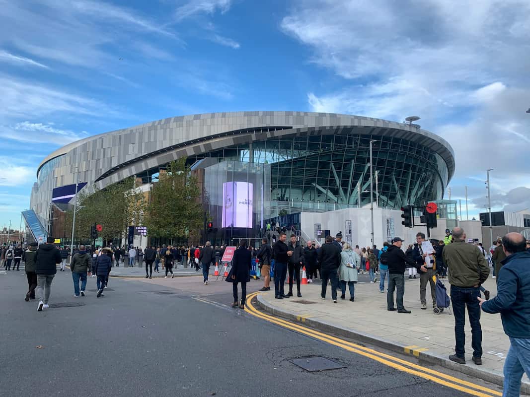 Stadium exterior photo of Tottenham Hotspurs (Spurs)