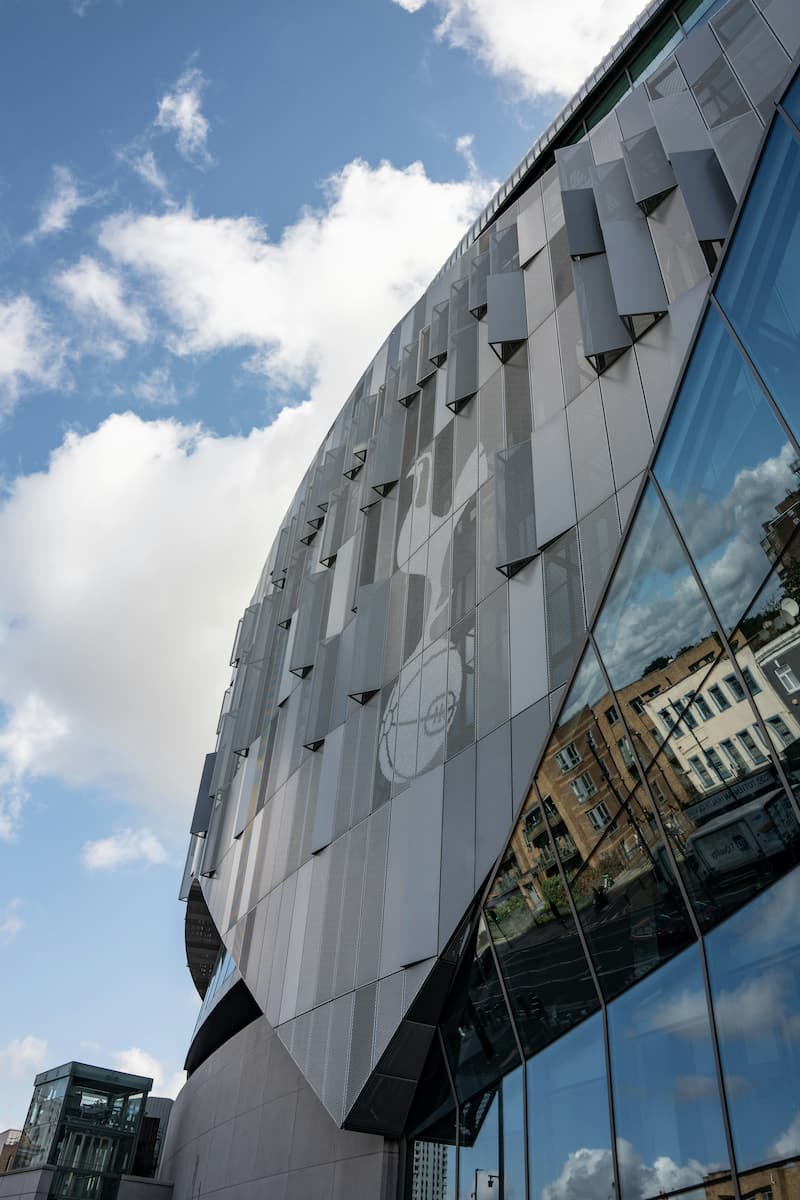 Exterior of Spurs Stadium